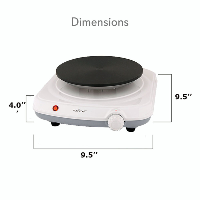 NutriChef Electric Single Hot Plate Wayfair